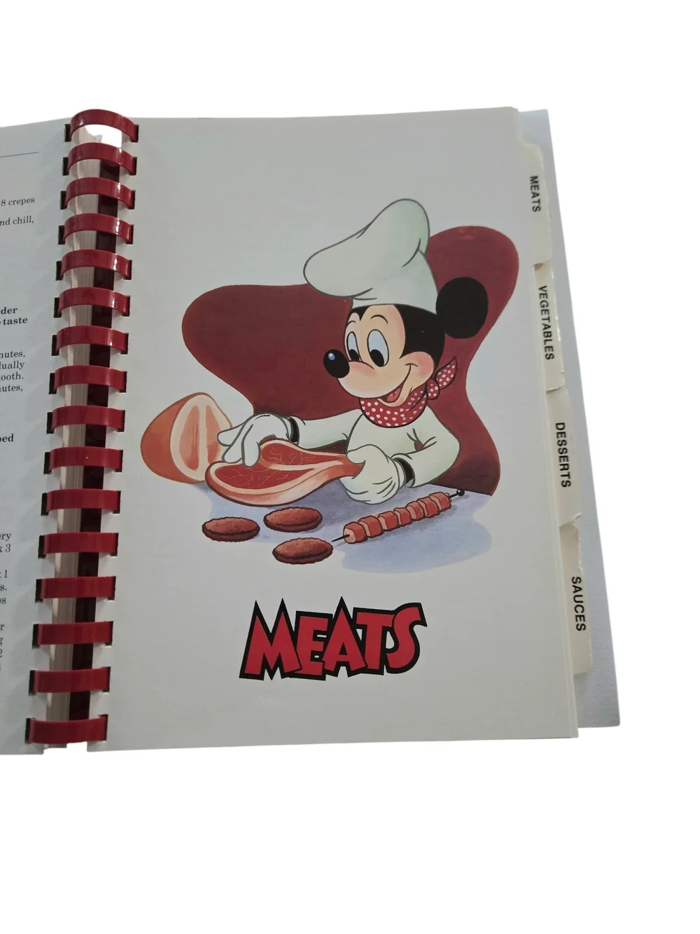 Disney Cooking with Mickey Around Our World 1987 Cookbook Signed